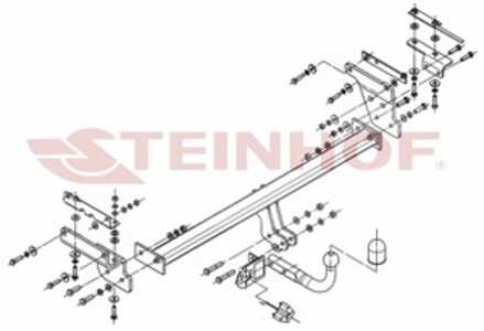 Dragkrok, Standard, nissan qashqai / qashqai +2 i, qashqai / qashqai +2 van i