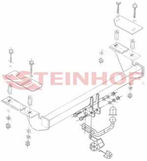 Dragkrok, Standard, opel astra h, astra h gtc