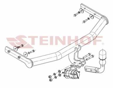 Dragkrok, Standard, seat arosa, vw lupo i