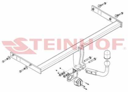 Dragkrok, Standard, vw golf vii, golf sportsvan vii, golf van vii