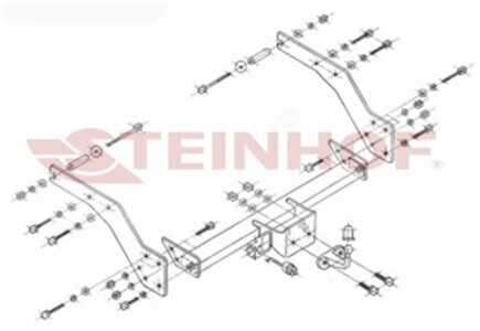 Dragkrok, Standard, toyota hilux flak/chassi, hilux pick-up iv, hilux pick-up v, hilux pick-up vi