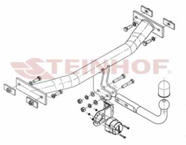 Dragkrok, Standard Skoda Felicia I Pick-up (6uf, 6u7), skoda felicia pick-up i