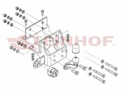 Dragkrok, Standard, toyota hilux pick-up vii