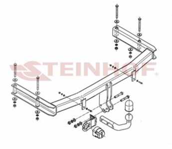 Dragkrok, Standard, seat exeo, exeo st