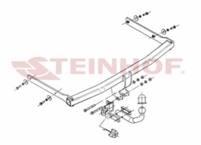 Dragkrok, Standard, vw golf van variant vi, golf variant v, golf variant vi, jetta iii