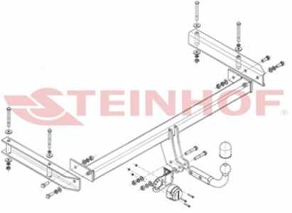 Dragkrok, Standard Audi A6 Allroad C6 (4fh) - audi a6 allroad c6