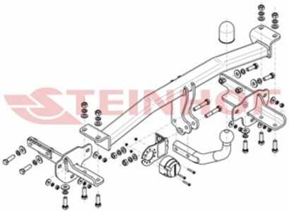 Dragkrok, Standard, fiat tipo halvkombi, tipo kombi, tipo sedan