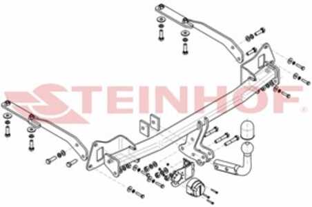 Dragkrok, Standard Honda Jazz Iv (gk_) - honda jazz iv