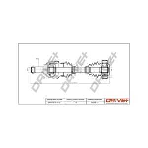 Drivaxel, Bakaxel, Bakaxel höger, Bakaxel vänster, Tvåsidig, bmw 5 [e60], 5 touring [e61], 33207529217, 33207572419, 3320757242