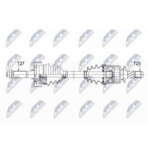 Drivaxel, Bakaxel vänster, subaru forester, xv, 28421AJ010, 28421SC010