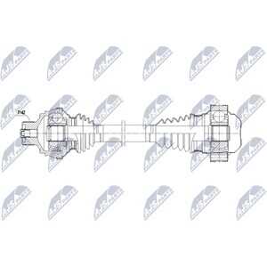 Drivaxel, Bakaxel vänster, audi a6 allroad c7, a6 c7, a6 c7 avant, a7 sportback, a8 d4, q5, q5 van, 8R0501203D, 8R0501203DX