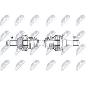 Drivaxel, Bakaxel vänster, alpina b7, bmw 7 [f01, f02, f03, f04], 33207566077