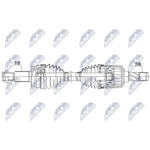 Drivaxel, Bakaxel, land rover range rover evoque, range rover evoque cabriolet, BJ324B402AB, BJ324B402AC, LR024763, LR048490, L