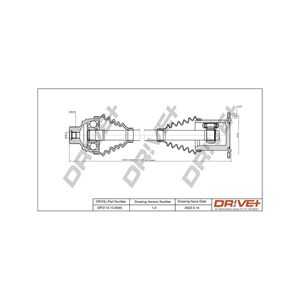 Drivaxel, framaxel höger, framaxel vänster, audi a4 allroad b8, a4 b8, a4 b8 avant, a5, a5 cabriolet, a5 sportback, 8K0407271C,