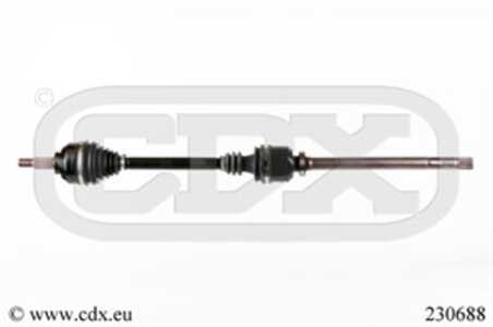 Drivaxel, framaxel höger, nissan,opel,renault, 4406174, 4411698, 7711135440, 8200169163, 93850890