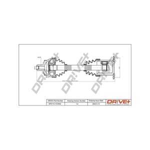 Drivaxel, framaxel höger, audi a4 b6, a4 b6 avant, a4 b6 cabriolet, 8E0407272S, 8E0407452GX