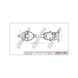 Drivaxel, framaxel höger, audi a4 b6, a4 b6 avant, a4 b6 cabriolet, a4 b7, a4 b7 avant, a4 b7 cabriolet, seat exeo, exeo st, 8E