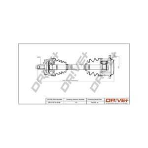 Drivaxel, framaxel höger, audi a4 b5, a4 b5 avant, skoda superb i, vw passat b5, passat b5 variant, passat b5.5, passat b5.5 va