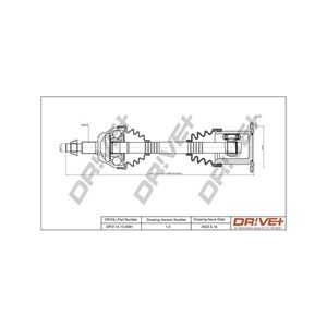 Drivaxel, framaxel höger, audi a3, vw bora i, bora variant, golf iv, golf variant iv, 1J0407272HD, 1J0407452SX