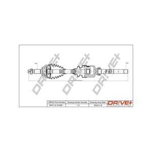 Drivaxel, framaxel höger, citroën c5 iii, c5 break iii, peugeot 407, 407 sw, 3273EG, 3273FA