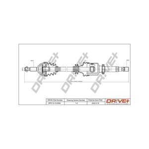 Drivaxel, framaxel höger, dacia,renault, 6001548720, 7711497417, 8200261841, 8200270510, 8200358164, 8200358168, 8200455157, 82