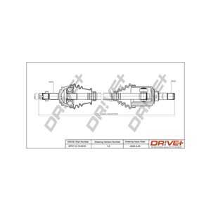 Drivaxel, framaxel höger, fiat punto, punto skåp/halvkombi, 46307467, 46307792