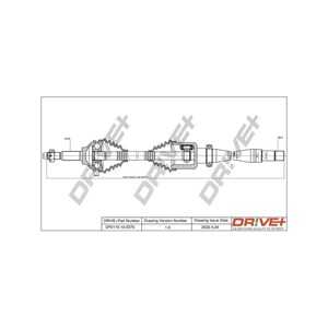 Drivaxel, framaxel höger, ford transit buss, transit flak/chassi, transit skåp, transit tourneo buss, 1469165, 1494214, 1512911