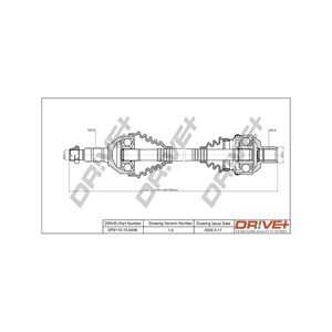 Drivaxel, framaxel höger, opel,vauxhall, 13245907, 374812