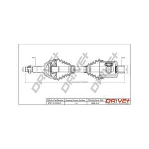 Drivaxel, framaxel höger, opel,vauxhall, 24462250, 374552