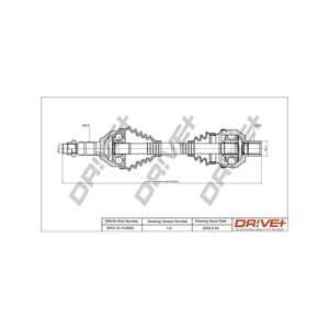 Drivaxel, framaxel höger, opel signum halvkombi, vectra c, vectra c gts, vectra c kombi, vauxhall signum, vectra mk ii, 1316658