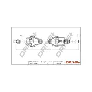 Drivaxel, framaxel höger, peugeot 207, 207 sedan, 207 skåp/halvkombi, 207 sw, 3273KJ, 3273KK