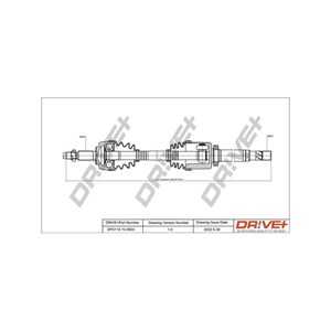 Drivaxel, framaxel höger, renault, 391006777R, 8200725502