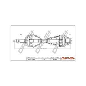 Drivaxel, framaxel höger, vw multivan t5, transporter t5 buss, transporter t5 flak/chassi, transporter t5 skåp, 7H0407272AH, 7H