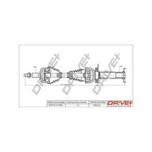 Drivaxel, framaxel höger, vw multivan t5, transporter t5 buss, transporter t5 flak/chassi, transporter t5 skåp, 7E0407272AR, 7E