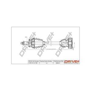 Drivaxel, framaxel höger, seat ibiza iv, ibiza sc iv, ibiza st iv, toledo iv, skoda rapid, rapid spaceback, vw polo v, 6R040776