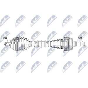 Drivaxel, framaxel höger, audi,cupra,seat,skoda,vw, 3Q0407272CA, 3Q0407272DS, 3Q0407764DX