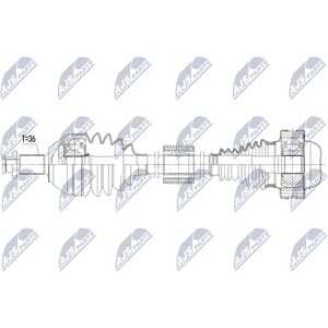 Drivaxel, framaxel höger, audi a1 sportback, seat ibiza v, 2Q0407272BT