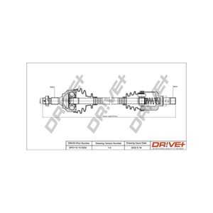 Drivaxel, framaxel vänster, citroën,ds,peugeot, 3272PZ, 3272QA, 9684135380