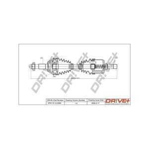 Drivaxel, framaxel vänster, citroën,fiat,peugeot, 1478551080, 1491243080, 1495545080, 3272.CN, 3272.CP, 3272.V3, 32729K, 3272V4