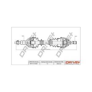 Drivaxel, framaxel vänster, opel,vauxhall, 13136382, 374547