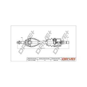 Drivaxel, framaxel vänster, citroën,ds,peugeot, 3272QF, 3272QG, 3272TH