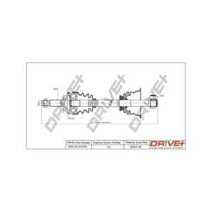 Drivaxel, framaxel vänster, renault clio ii, kangoo, kangoo express, 7711134956, 7711134957, 8200065334, 8200065339, 8200070950