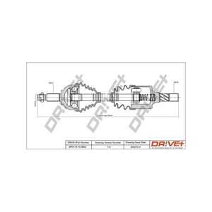 Drivaxel, framaxel vänster, opel,renault,vauxhall, 391015750R, 391016100R, 8200776537, 8201187933, 93861971