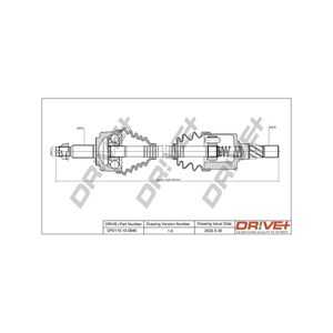 Drivaxel, framaxel vänster, nissan,opel,renault,vauxhall, 3910100Q3G, 3910100Q4E, 3910100Q4F, 391012360R, 391012675R, 391012849