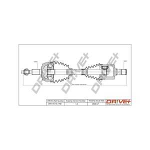 Drivaxel, framaxel vänster, vw, 7E0407271AB, 7E0407271P, 7E0407451EX, 7E0407451NX, 7LA407271E