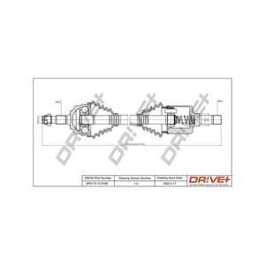 Drivaxel, framaxel vänster, citroën c5 i, c5 break i, c5 skåp / kombi, 32722V, 32728T, 32729T, 3272EJ