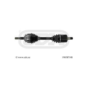 Drivaxel, framaxel vänster, volvo s40 i, v40 kombi, 30614081, 30614410, 8601984, 8602741, 86027414