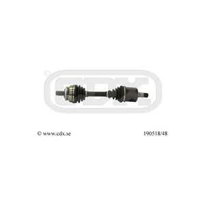 Drivaxel, framaxel vänster, volvo s60 i, v70 ii, 36000518, 8252033, 8601853, 8602574, 8603789