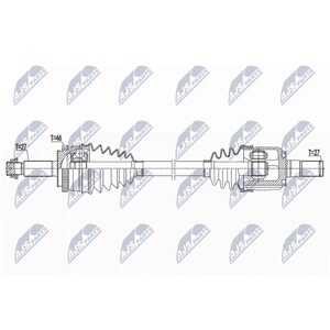 Drivaxel, framaxel vänster, hyundai creta, 49500-A0100