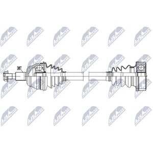 Drivaxel, framaxel vänster, audi,seat,skoda,vw, 1J0407271AP, 1J0407451AV